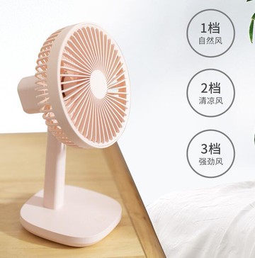 小風扇 小風扇可充電辦公室宿舍學生桌上床上usb小型家用搖頭便攜式 樂樂百貨