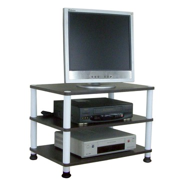 【頂堅】三層收納架/置物架/電器架-60x40公分-三色x兩款腳座可選深胡桃木色(固定腳)