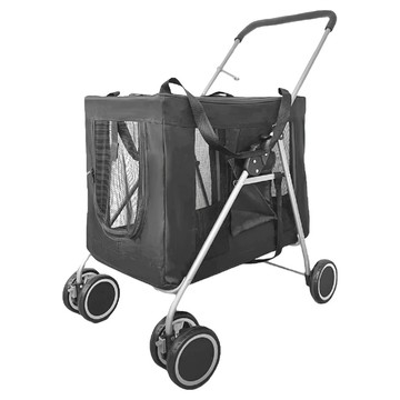 【出清品】7_開放式寵物推車-黑-dtc-810-1台