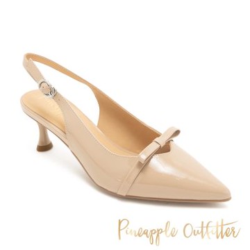 Pineapple Outfitter-氣質優雅尖頭低跟鞋ISAEL-鏡粉色