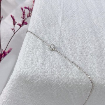 14K | 心心相印包鑽9分_手鍊