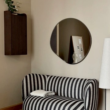 丹麥 Ferm Living POND 黃銅飾鏡 XL