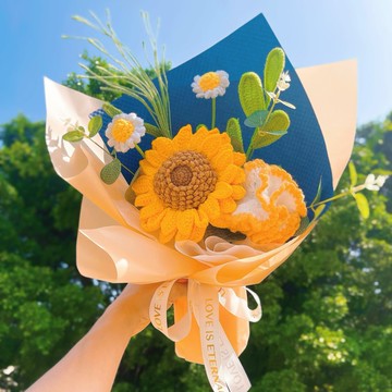 客製化禮物  情人節禮盒  手工編織永恒花朵