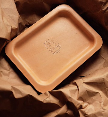 萬事順意 美式復古義大利進口植鞣皮托盤 首飾文玩收納盒