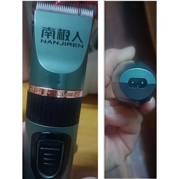 適用南極人理發器BJR-BR01充電器充電線USB雙圓孔橢圓接口電源線