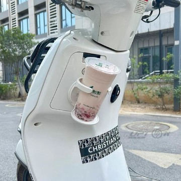 新款【upton】適用於踏板摩托車F125杯架改裝摺疊免打孔維多利亞本田改裝水杯架