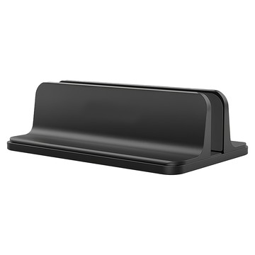 小麥購物 鋁合金筆電立架 單槽 L713  黑色  1層  15 x 9.5cm