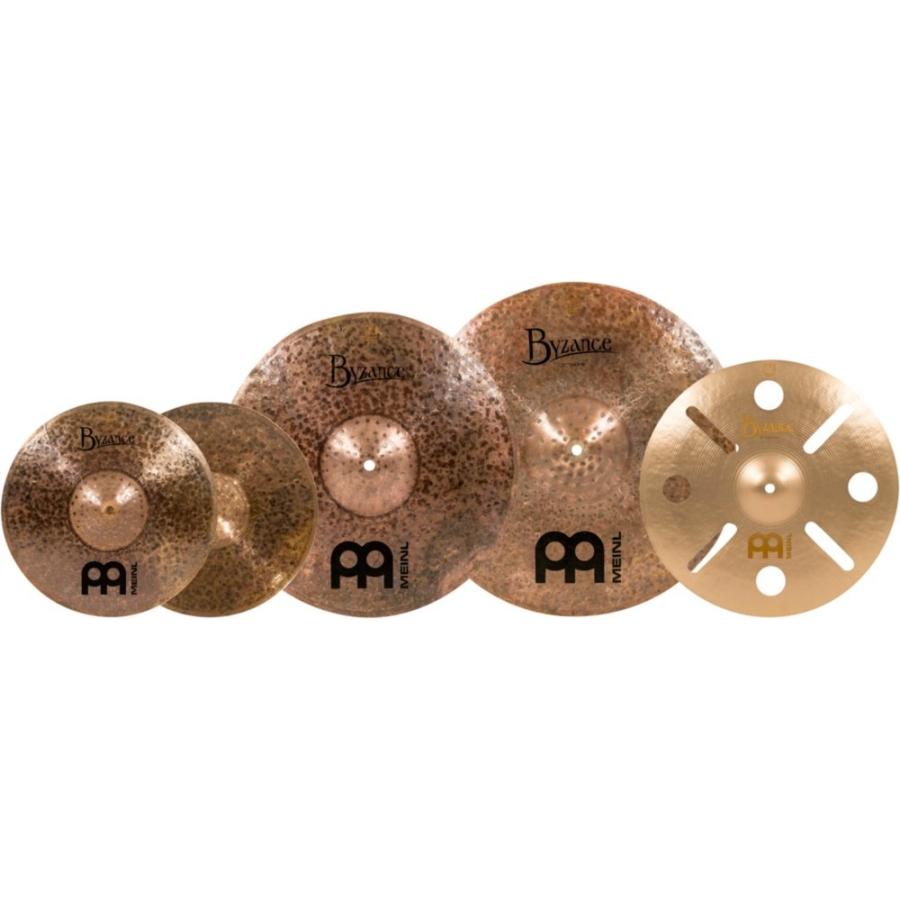 Meinl Byzance Dark Cymbal Set with FREE in. Vintage Trash Crash