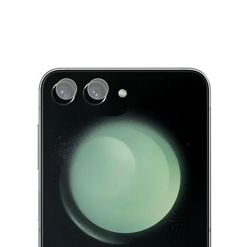 o-one Samsung Z Flip 5 全膠鏡頭保護貼 曲面 軟膜 SGS 微刮痕自動修復(亮面兩入組)