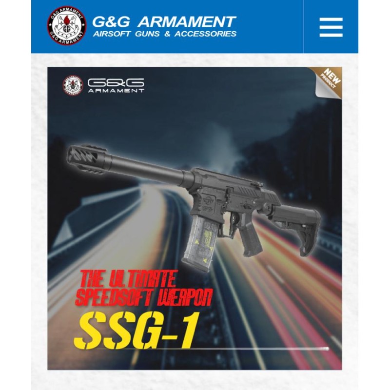 G&G ARMAMENT 【G&G ARMAMENT】【G&G電動ガン】SSG-1【EGC-SSG-001-BNB