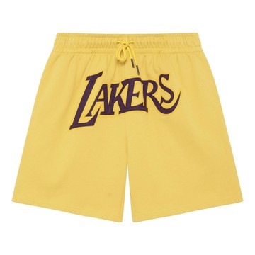 Mitchell & Ness x NBA Los Angeles Lakers Big Face Shorts 'Yellow'