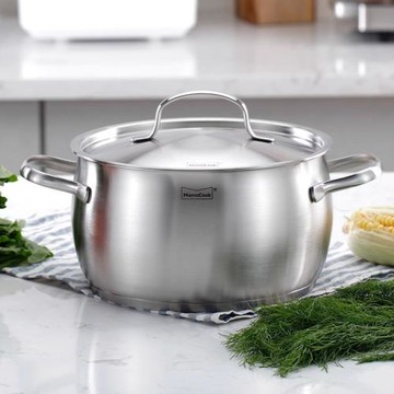 德國慕廚不銹鋼湯鍋湯煲煲湯鍋燉鍋18cm/20cm/22cm/24cm深燒鍋