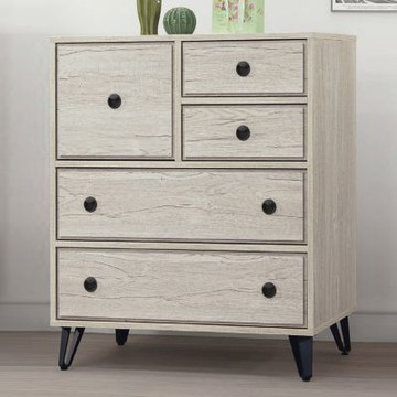 文創集 摩帝西2.7尺五抽斗櫃-81x45x93cm免組