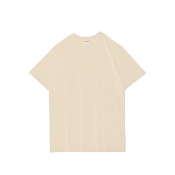 United Athle UA 5001-01 頂級柔棉5.6oz. 成人短T 自然米黃 3500101-019 [EW]