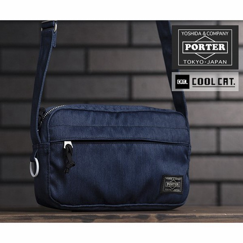 吉田カバン ポーター ショルダーバッグ インディゴ メンズ デニム 2 Porter 選べるノベルティ付 通販 Lineポイント最大0 5 Get Lineショッピング