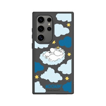 Galaxy S24 Ultra SolidSuit 黑 - Moomin - Moomin＆歌妮-雲上小戀曲