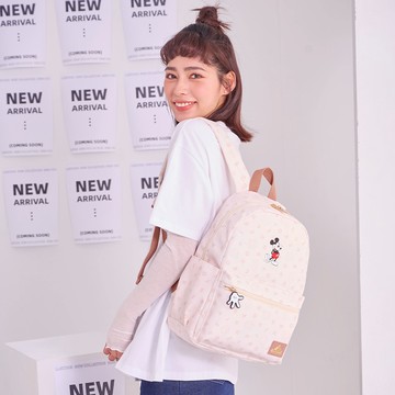 【DISNEY】米奇-復古米奇-後背包-米 PTD23-E4-82BG