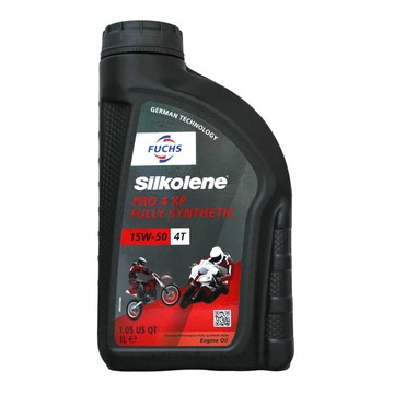 FUCHS SILKOLENE 福斯賽克龍 PRO 4 XP 全合成酯類機油 4T 1L  1瓶  15w50