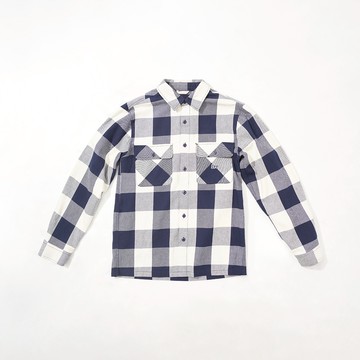 Lee 男款 格紋 長袖休閒襯衫 | 101+