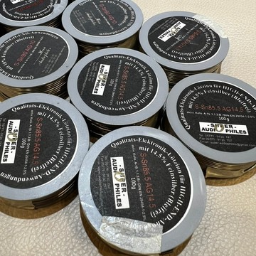 5米價格靚聲推薦德國AG發燒級焊錫絲直徑1MM,含銀14%,無鉛