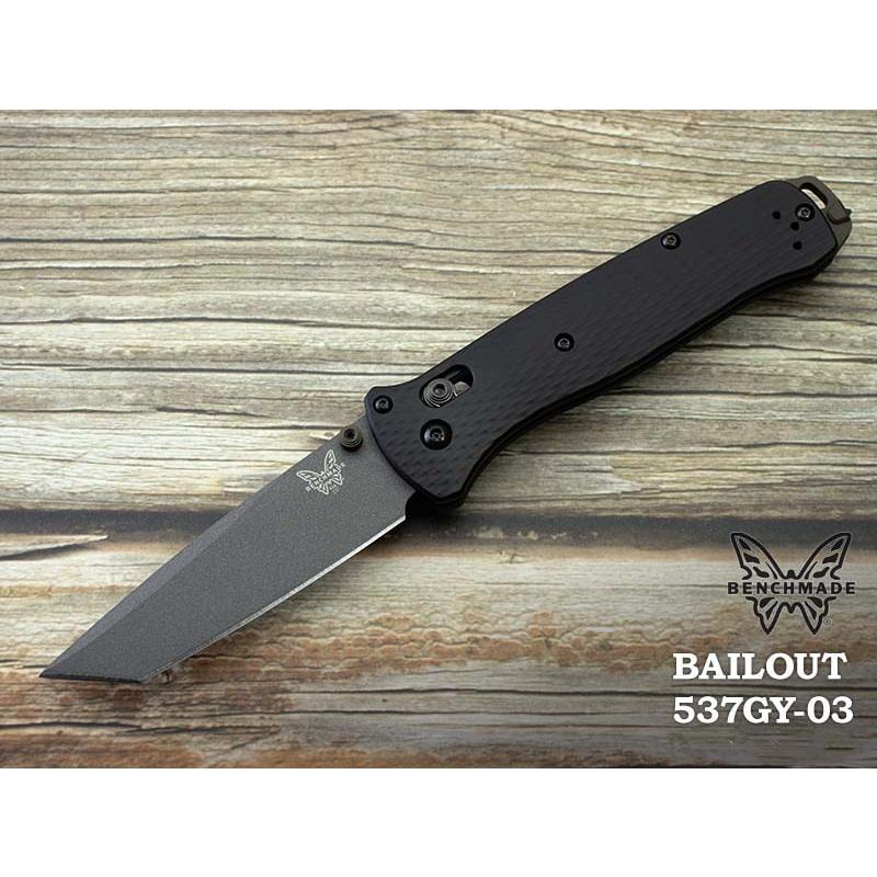 ベンチメイド ベイルアウト 直刃 折りたたみナイフ BENCHMADE BAILOUT 537GY-03