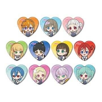 【RE】(免訂金) 預購26年10月 armabianca Love Live! 星團 Q版音樂 心型胸章 中盒11入