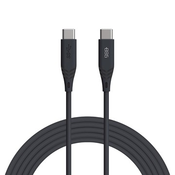 +886｜極Sense  3.2Gen1 USB-C to USB-C/TypeC  100W PD 快充充電線1.8M(迷霧灰)