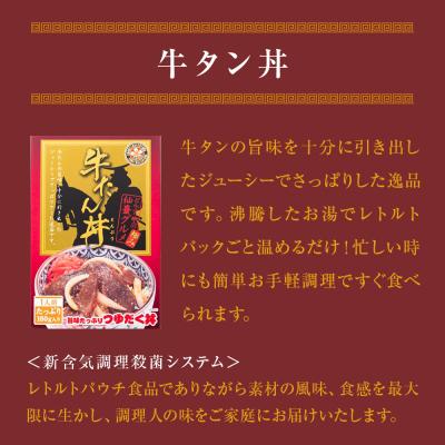 ふるさと納税 石巻市 牛タン丼 4個(4人前)