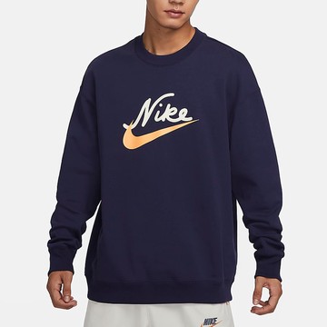 【NIKE】AS M NSW GIFTING FLC FT GCEL 男 長袖上衣 藍色-FV9513555