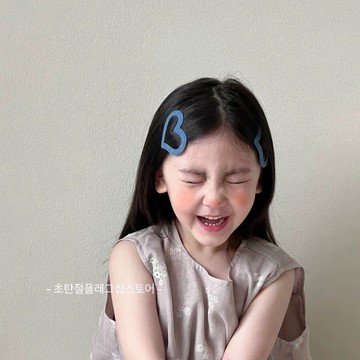 Mimo⭐愛心星星兒童側邊劉海碎髮夾女童頭飾小女孩bb夾韓版髮卡髮夾