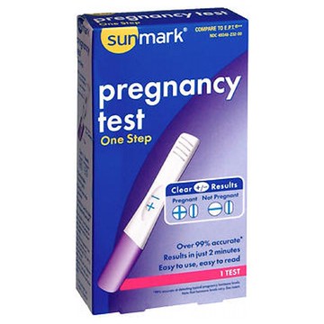 Sunmark One Step Pregnancy Test 1 each by Sunmark