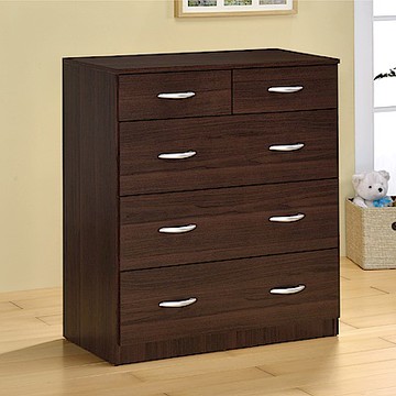 HOPMA家具 白色美背經典五抽斗櫃 台灣製造 床頭櫃 抽屜櫃 衣物收納櫃 梳妝台邊櫃-寬80 x深40.5 x高86cm