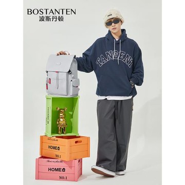 波斯丹頓潮牌雙肩背包男旅行大容量防水電腦書包女2025新款大學生