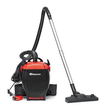 [ 家事達 ] Sancos -3626D背式真空吸塵器1100W/5L 特價 360度旋轉接頭操作更方便 飯店旅館清潔