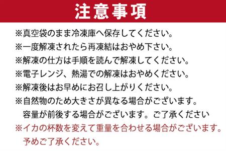 唐津呼子産いか活造り 2杯(180g×2) 急速冷凍 新鮮そのまま食卓へ！イカ 刺身 簡単 ギフト「2023年 令和5年」