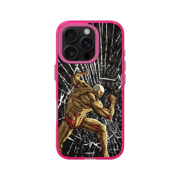 iPhone 16 Pro Clear 粉漾桃 - 進擊的巨人 Attack On Titan - S2&S3 - 鍇之巨人