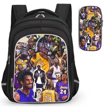 科比帥氣書包小學生男童一二年級三到六大容量防水護脊男生超輕便