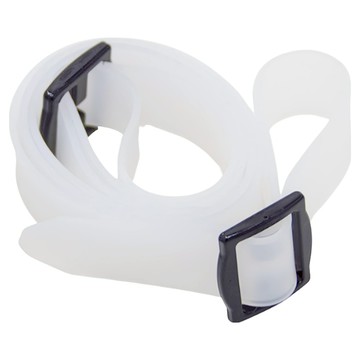 GENTOS 頭燈用全矽膠頭帶 SS020 20mm  1個  白色