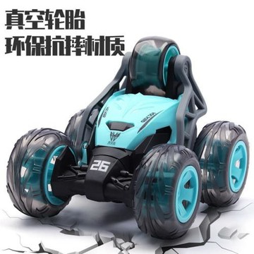 全新漂移車翻滾特技四驅越野車大號賽車電動遙控翻斗車兒童玩具車