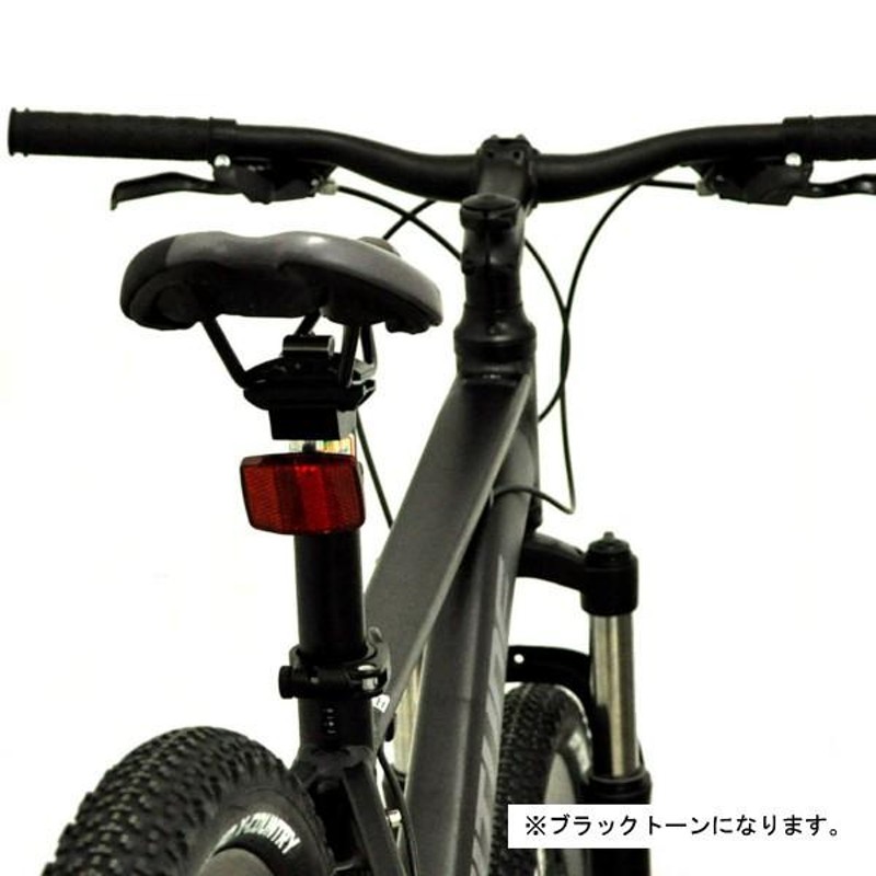 アニマト マウンテンバイク マットブラック - 自転車本体