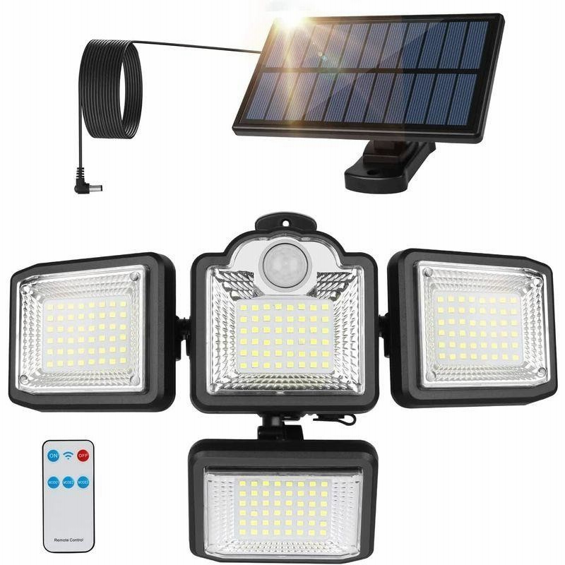 ソーラーライト 屋外 LED 街灯 高輝度 光センサー 一体式