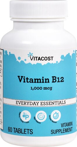 Vitacost Vitamin B12 1000 mcg - 60 Tablets