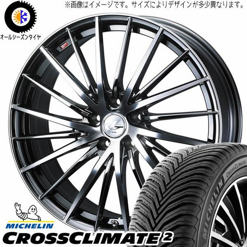 ミシュラン 245/45R19 オールシーズンタイヤホイールセット アルファード etc (MICHELIN CROSSCLIMATE & VERTECONE EXE7 5穴 114.3)