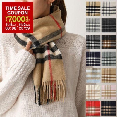 BURBERRY バーバリー マフラー GIANT CHECK CASHMERE SCARF レディース