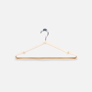 HOUSE DAY 防滑衣架 3mm 奶茶色 10入