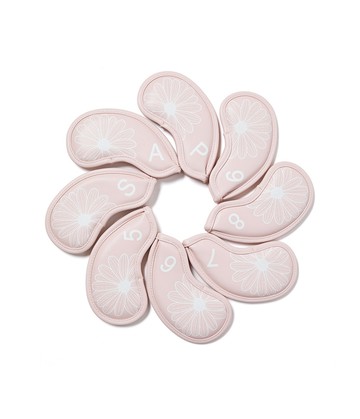MARDI MERCREDI 鐵桿套 粉色 經典小雛菊 高爾夫球系列 IRON COVER SET MARDI FLOWER(8PCS)