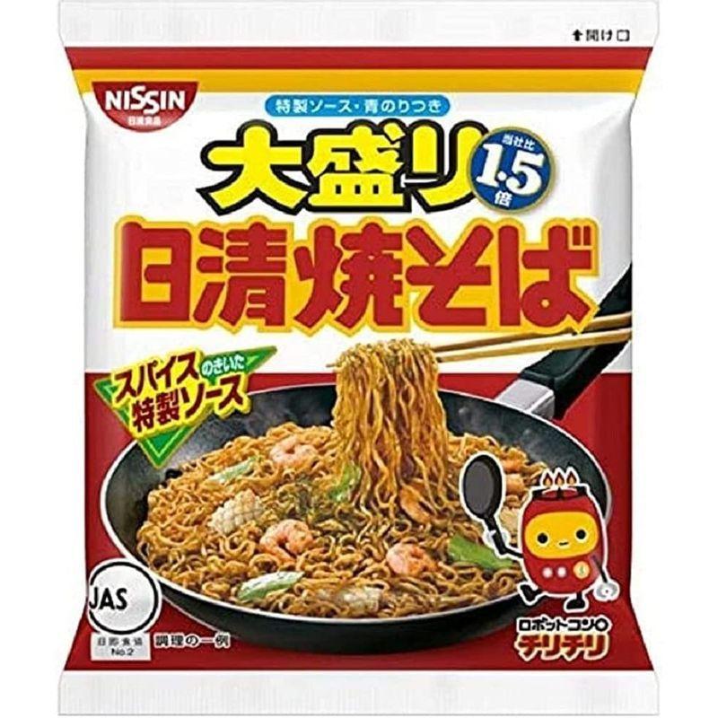 日清食品 日清焼そば 大盛り1.5倍 151g×12個 (食品 袋麺 インスタント)