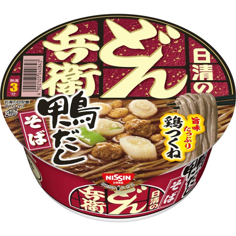 日清食品 日清のどん兵衛 鴨だしそば カップ麺 105g×12個