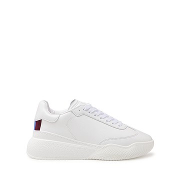 Stella Mccartney - White Faux-leather Loop Sneakers