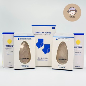 肥達代購 🍄 現貨 FOOTCARE LAB 乳木果油足跟霜 保濕機能足根襪 去腳皮玻璃板 去腳皮 美足 去角質